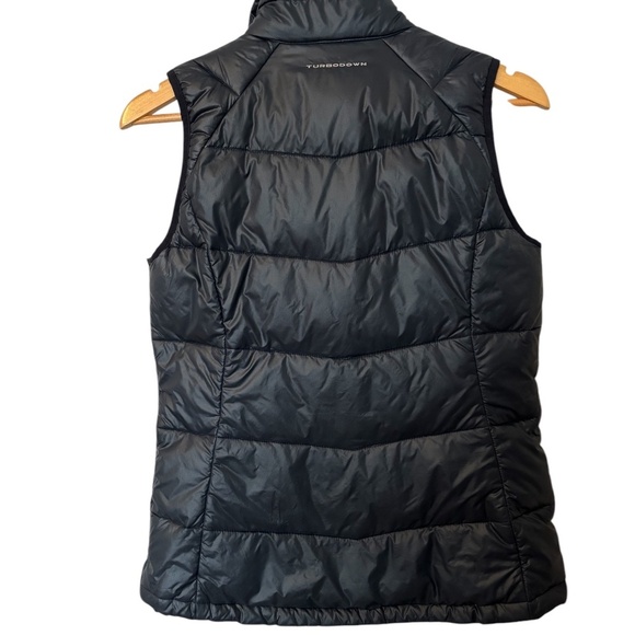 Columbia Turbo Down Omni Heat Women’s Vest Black/Silver Small - Picture 2 of 6